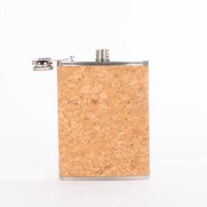 Petaca licorera cork 8 oz personalizable, vista 2