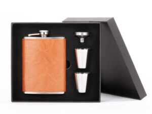 Set Petaca + Vasitos Oxford