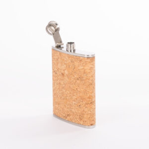 Petaca licorera cork 8 oz personalizable, vista 3