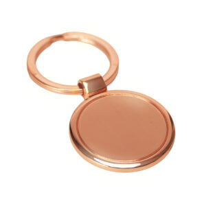 Llavero redondo encobrizado Copper personalizable
