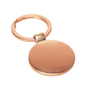 Llavero redondo encobrizado Copper personalizable, vista 2