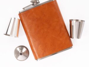 Set petaca + vasitos oxford personalizable, vista 7