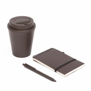 Set kauai: mug, libreta a6, bolígrafo y caja personalizable