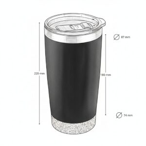Vaso t&eacute;rmico lugano personalizable, vista 10
