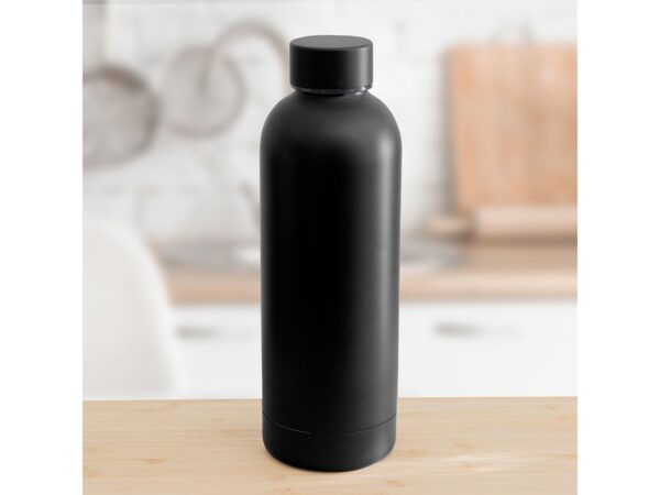 Inox botella termica de acero inoxidable 500ml negro contexto 1