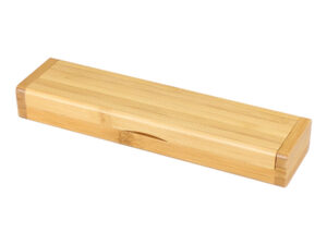 Estuche porta-lápiz de bamboo