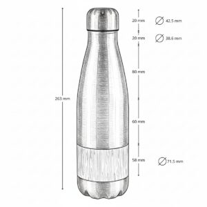 Botella estocolmo 15 Botella estocolmo personalizable, vista 6