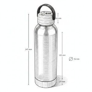 Botella térmica Siberia 16 Botella térmica siberia personalizable, vista 7