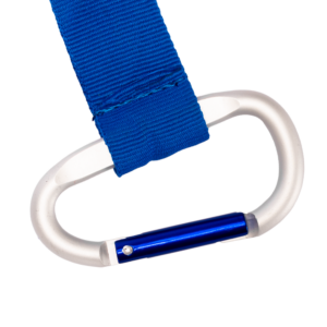 Llavero mosquetón 22 Llavero mosquetón personalizable, color azul