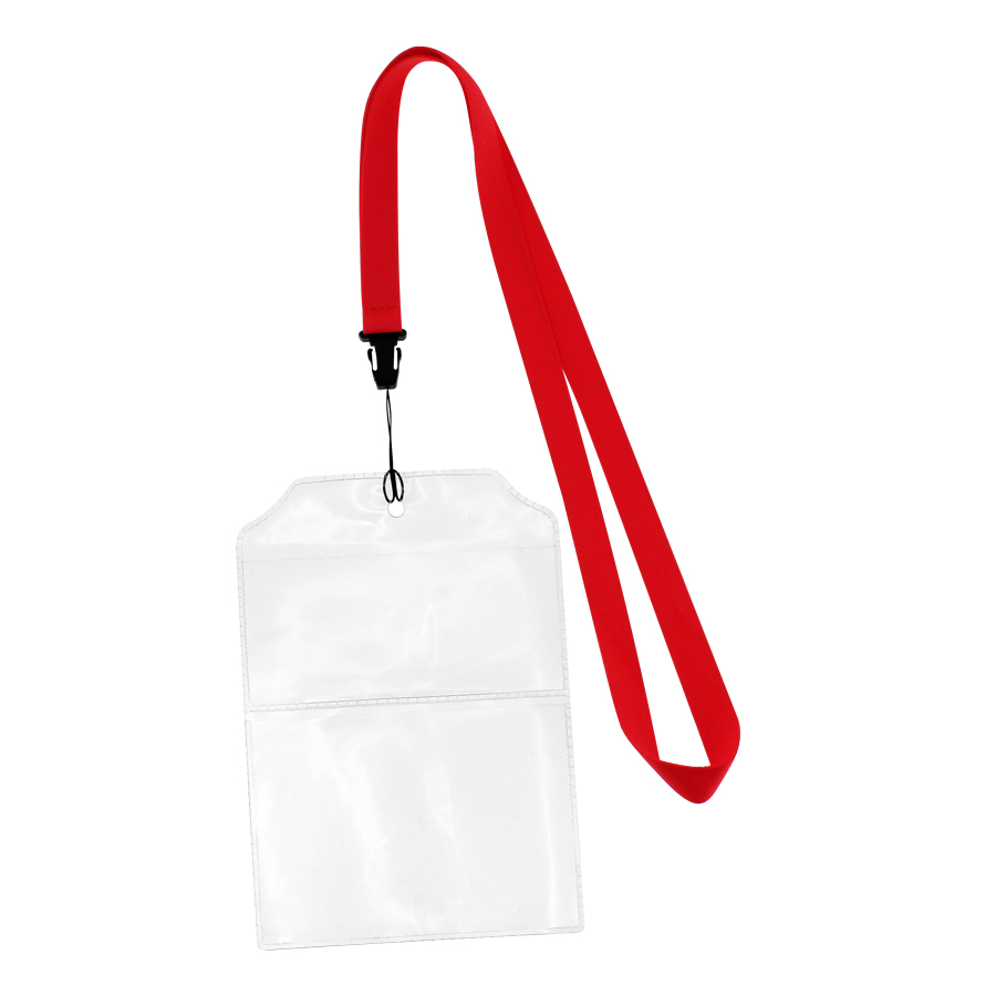 Lanyard con porta credencial 1 Lanyard con porta credencial personalizable