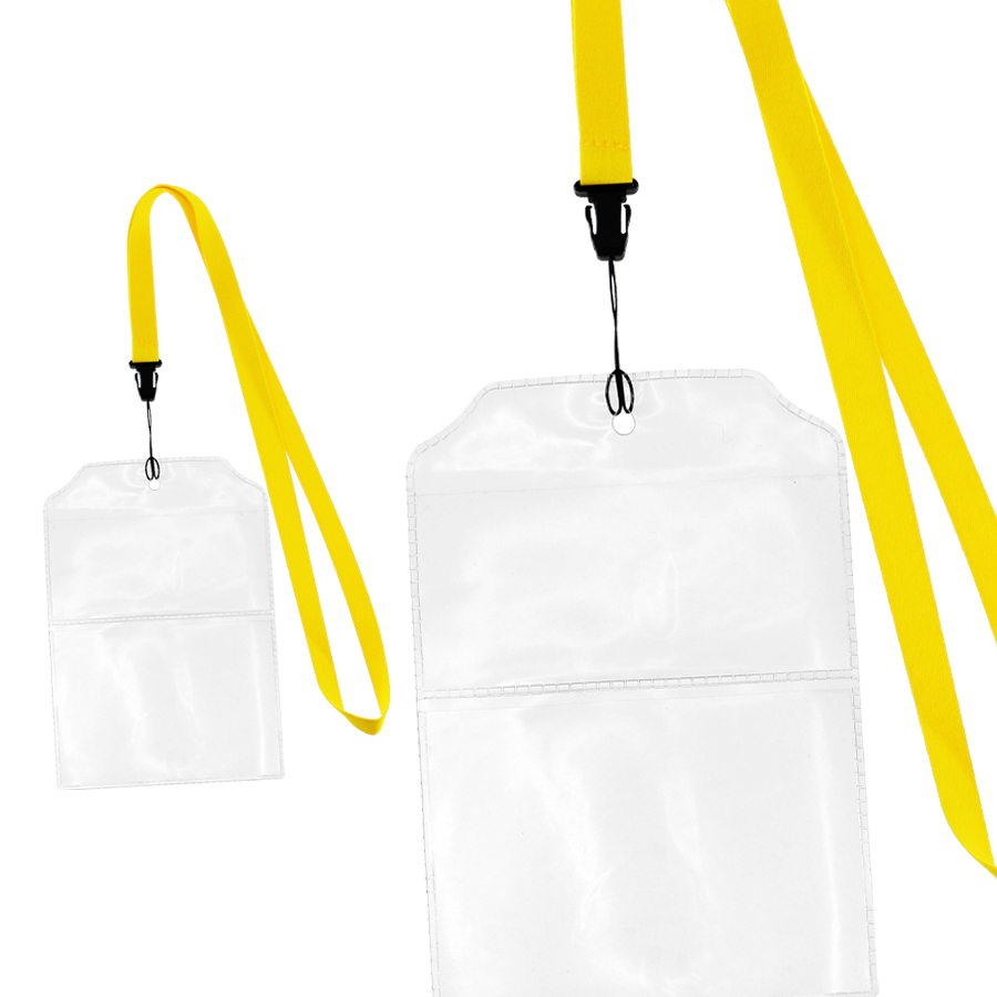 Lanyard con porta credencial 5 Lanyard con porta credencial personalizable, vista 5