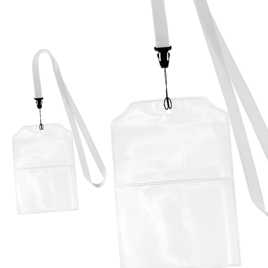 Lanyard con porta credencial 2 Lanyard con porta credencial personalizable, vista 2