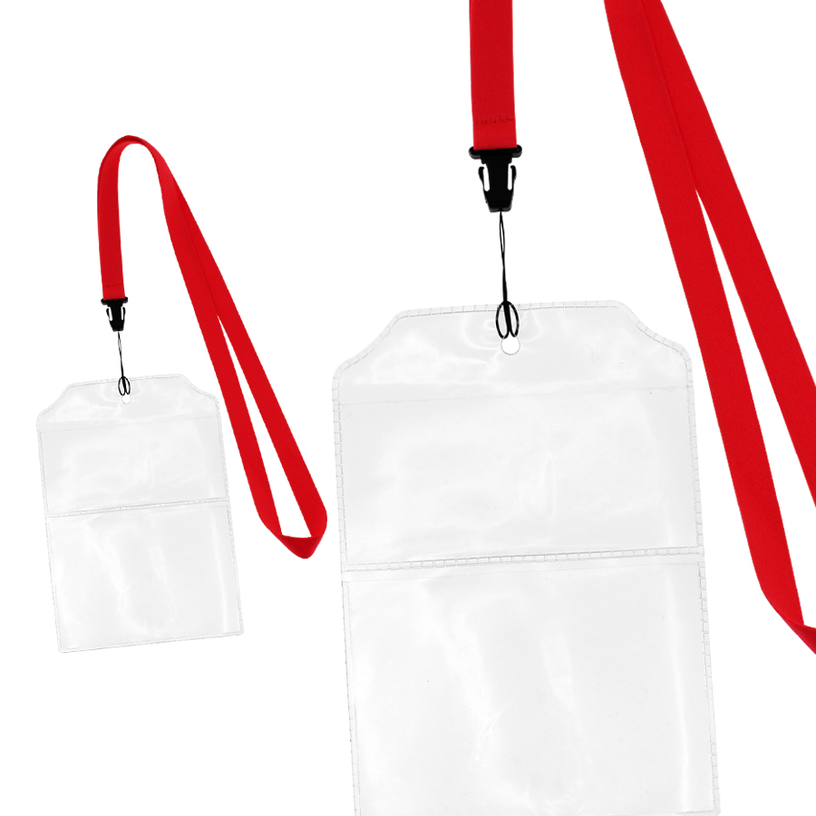 Lanyard con porta credencial 3 Lanyard con porta credencial personalizable, vista 3