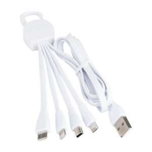 Multicargador blanco personalizable