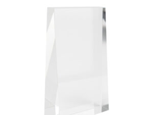 Trofeo galvano de cristal