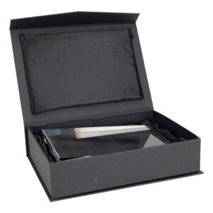 Trofeo galvano de cristal personalizable, vista 3