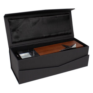 Trofeo de madera y cristal personalizable, vista 4