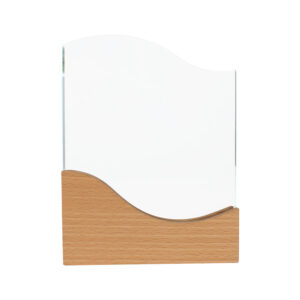 Trofeo Galvano de Madera y Cristal Wave 9 Trofeo Galvano de Madera y Cristal Wave - Imagen 4