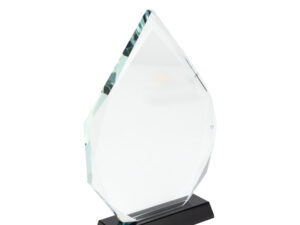 Trofeo galvano de cristal gota