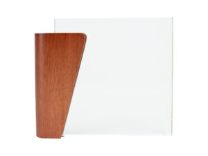 Trofeo galvano de madera y cristal 6 A81 11 1 2