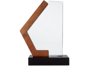Galvano de madera, mármol y cristal 6 A82 11 1