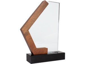 Galvano de madera, mármol y cristal 7 A82 11 2