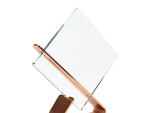 Trofeo Encobrizado de Cristal