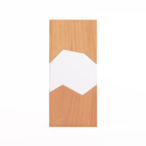 Trofeo galvano de madera y cristal steven personalizable, vista 2