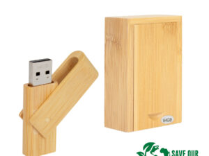 Pendrive giro 64gb de bamboo