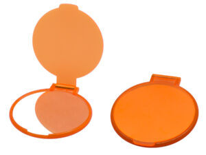 Espejo económico de bolsillo 15 B11naranjo