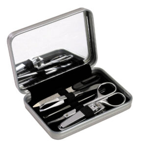 Set manicure metálico personalizable