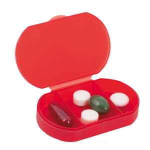 Pastillero plástico personalizable