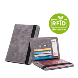 Billetera porta-pasaporte personalizable