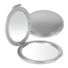 Espejo plateado doble personalizable
