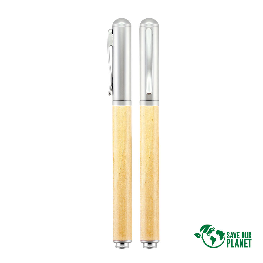 Boligrafo roller bamboo 5 Boligrafo roller bamboo - imagen 2
