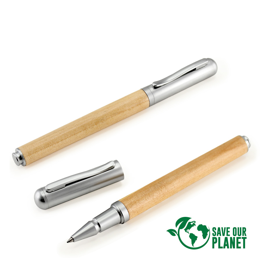 Boligrafo roller bamboo 1 Boligrafo roller bamboo