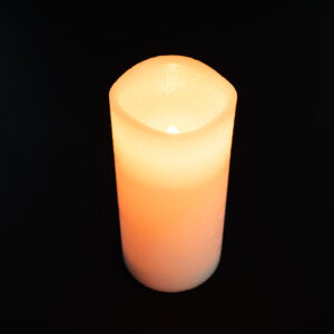 Vela LED 15x7.3cm personalizable, vista 2