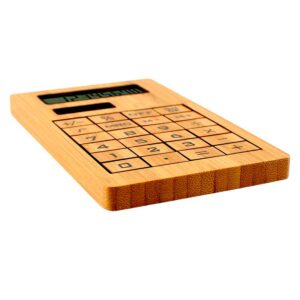 Calculadora bamboo personalizable, vista 4