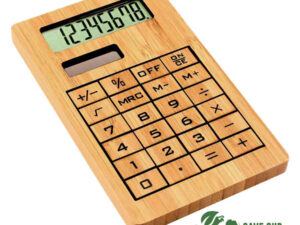 Calculadora solar de bamboo 9 B54 SOP 4