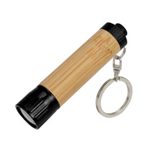 Llavero Linterna Bamboo 18 Llavero-linterna LED cuerpo bamboo personalizable, vista 9