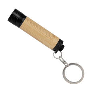 Llavero Linterna Bamboo 19 Llavero-linterna LED cuerpo bamboo personalizable, vista 10