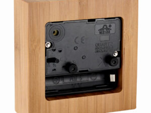 Reloj despertador de bamboo