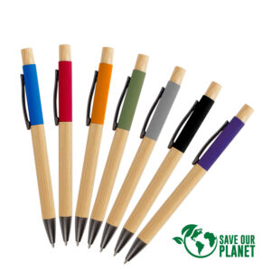 Bolígrafo ecológico de bamboo EVA personalizable