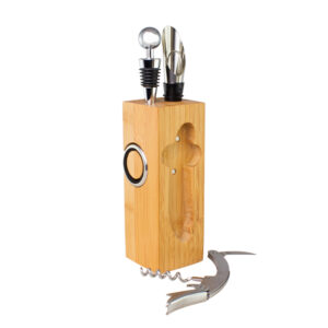 Set de vino rectangular personalizable, vista 3
