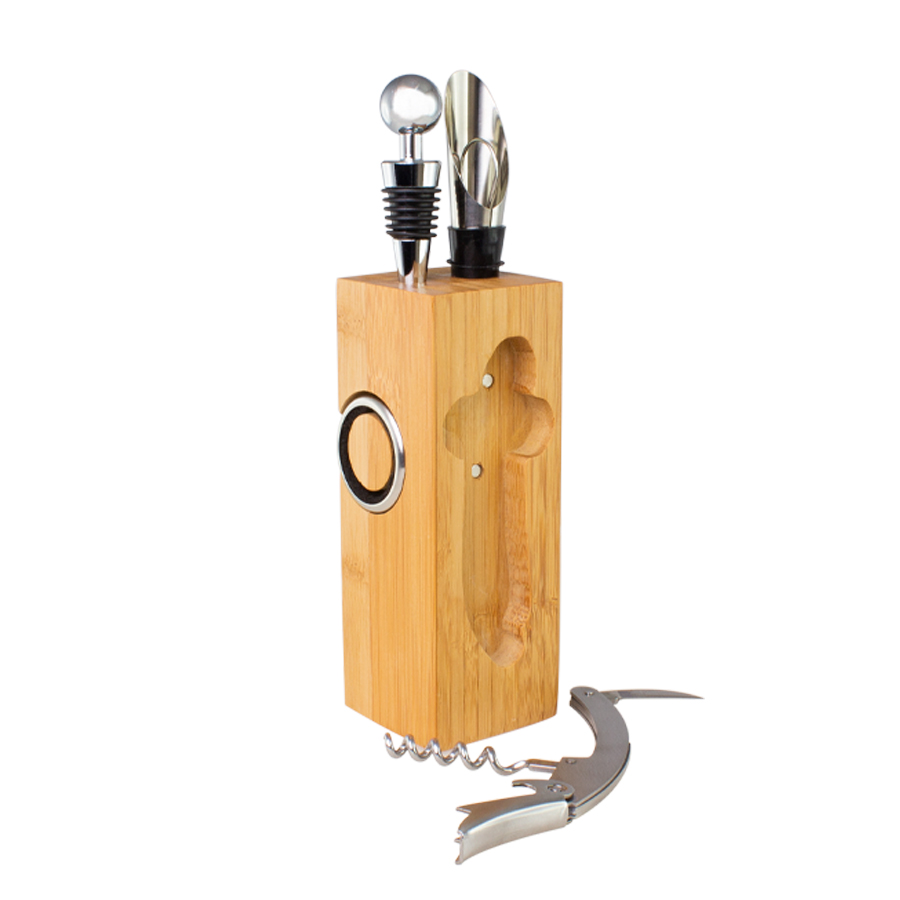 Set de vino rectangular 3 Set de vino rectangular personalizable, vista 3