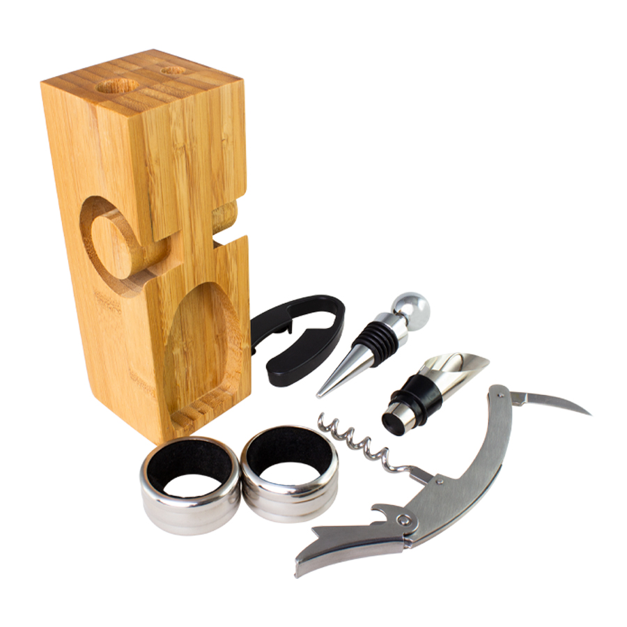 Set de vino rectangular 6 Set de vino rectangular personalizable, vista 6