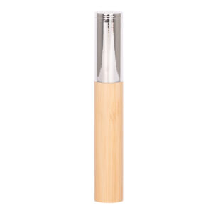 Bol&iacute;grafo met&aacute;lico Airlie con grip de bamboo y estuche. - Imagen 5