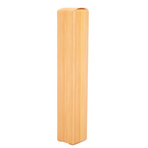 Bol&iacute;grafo met&aacute;lico Airlie con grip de bamboo y estuche. - Imagen 7