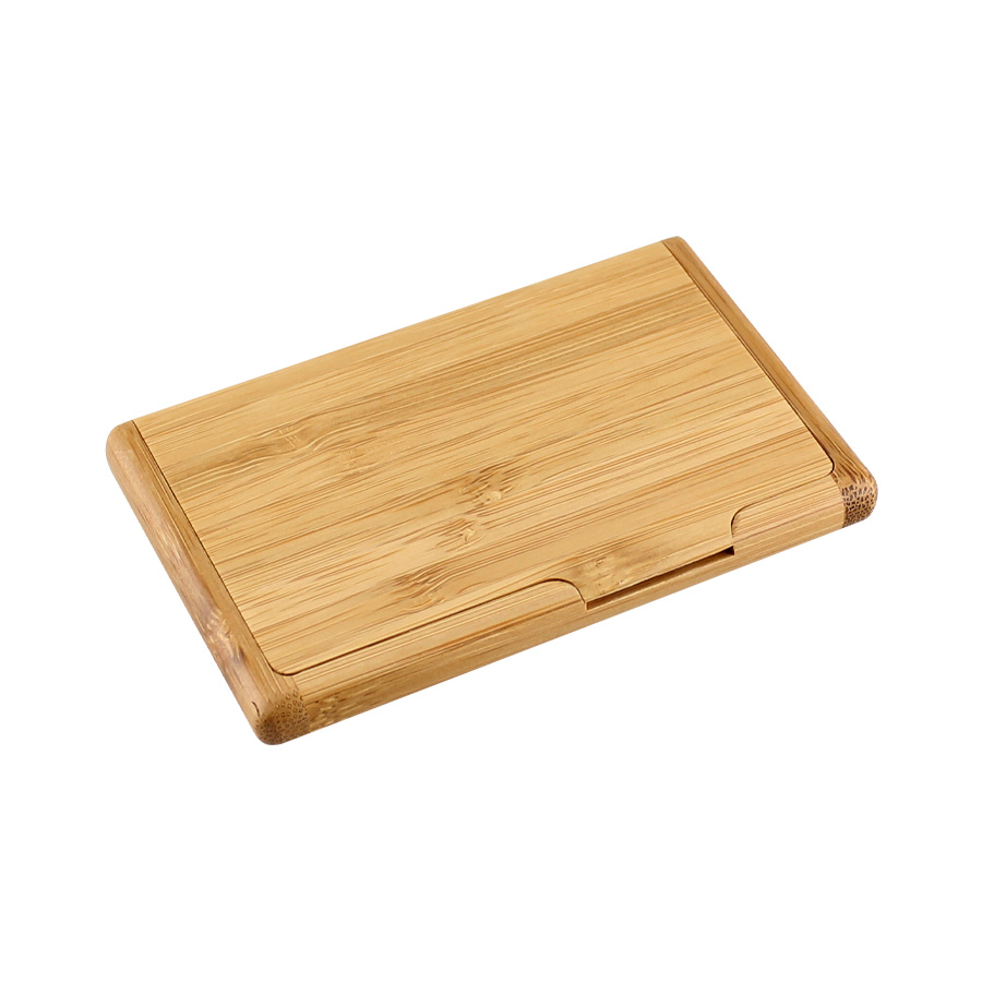 Tarjetero de bamboo 4 Tarjetero de bamboo personalizable, vista 4