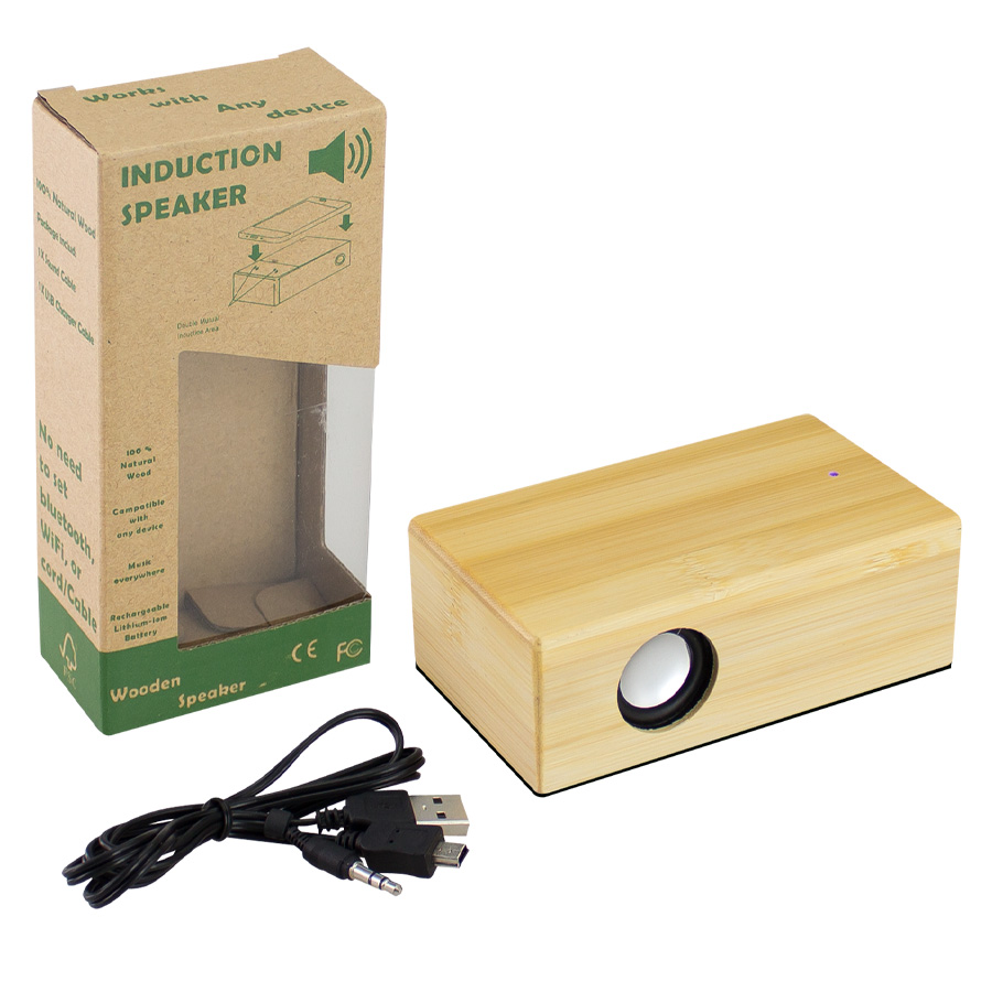Parlante inducción de bamboo 5 Parlante inducción de bamboo - Imagen 5